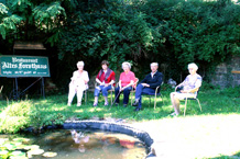 Unsere Bewohner genießen unseren Garten